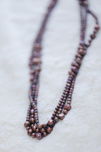 Load image into Gallery viewer, 4-7mm Brown Cultured Freshwater Pearl Necklace 100"