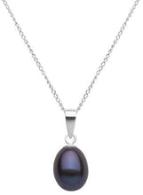 Load image into Gallery viewer, Exuisite Drop Shape Freshwater Cultured Pearl Pendant on Sterling Silver
