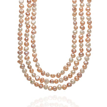 Load image into Gallery viewer, Baroque Pearl Necklace 64&quot;
