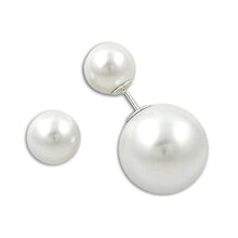 Load image into Gallery viewer, Large Double sided Mother of Pearl Earrings
