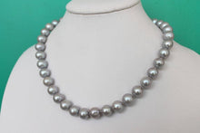 Load image into Gallery viewer, Silver Baroque Pearl 11-12&quot; Necklace
